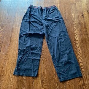 Calvin Klein Black Lounge Pajama Sleep Pants Elastic Waist SIZE XL Cotton